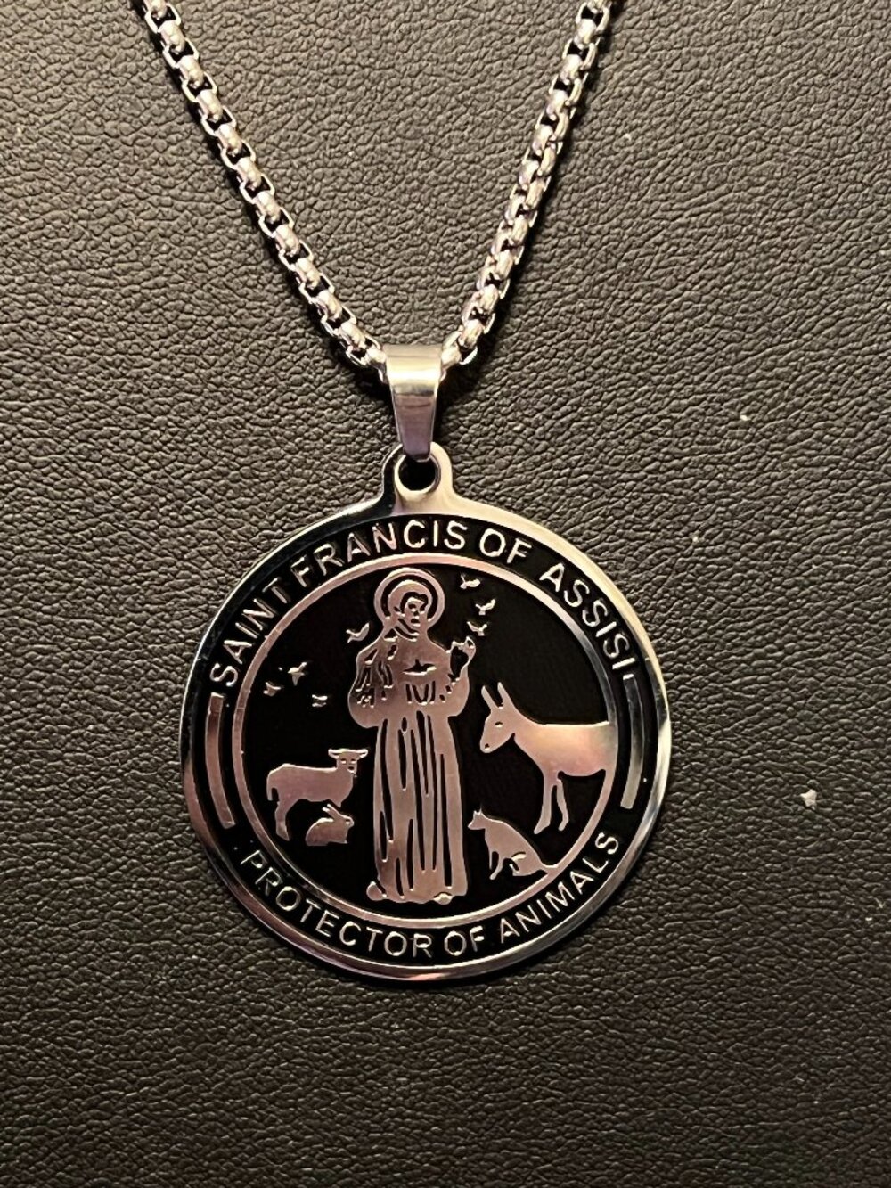 Saint Francis of Assisi Pendant Necklace  (347)